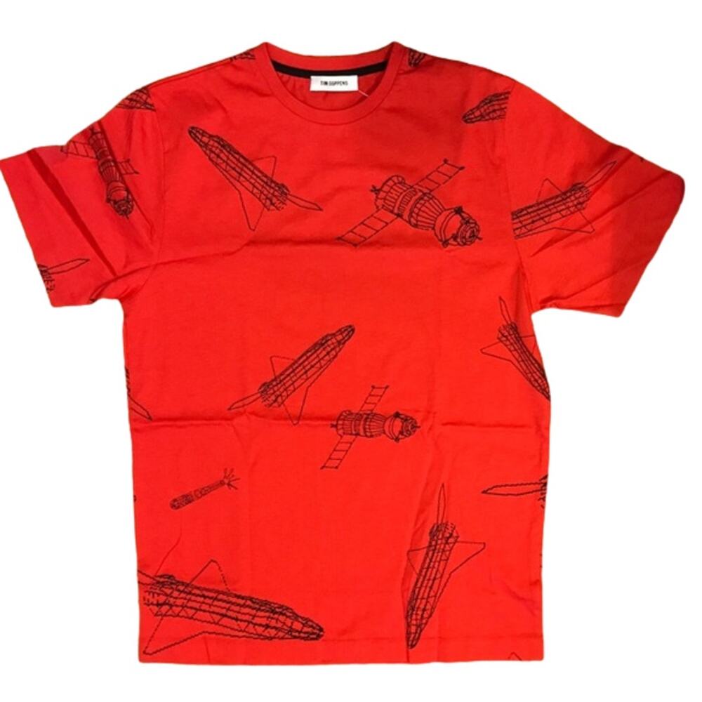 Tim Coppens T-Shirt Space Ship Shuttle Sattelite Rocket SpaceX S
